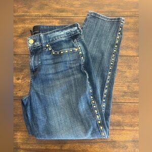 White House Black Market Studded Blue Denim‎ Jeans
